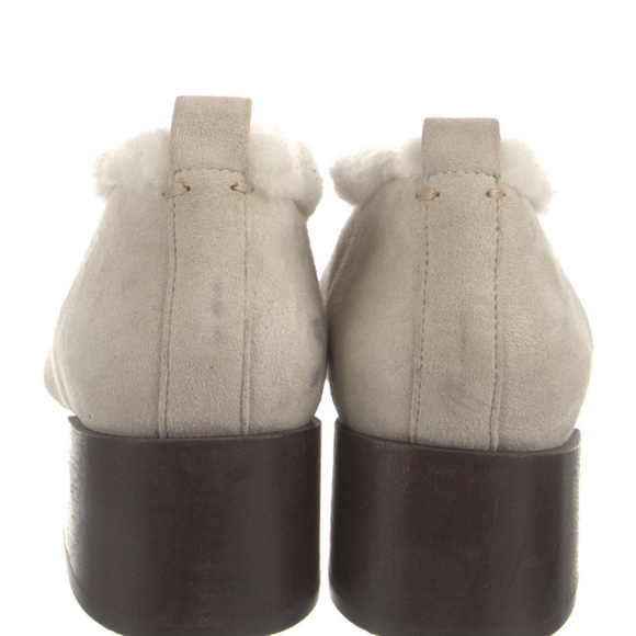 Mari Guidicelli | Limited Edition Suede & Shearling Pumps - Picture 4 of 6